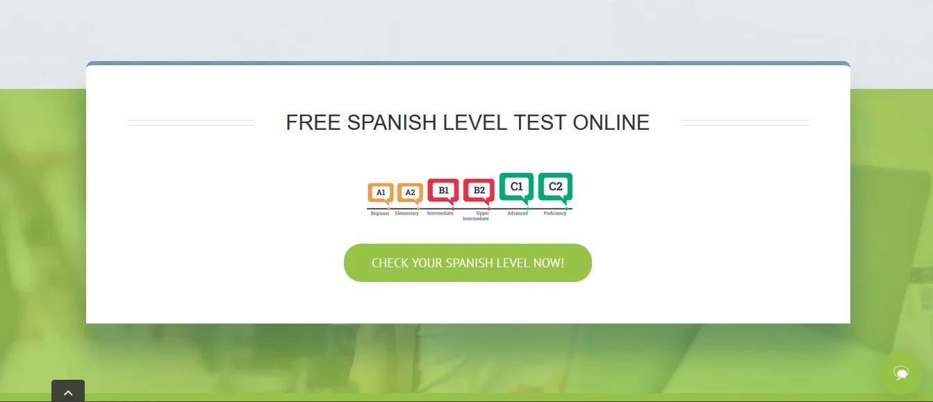 Spanish Level Test Accept the Challenge Spanish Via Skype