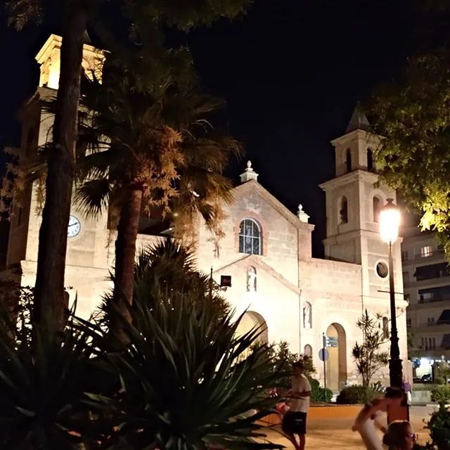The church by night