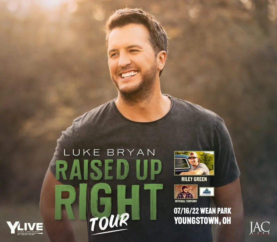 YLIVE 2022 feat. LUKE BRYAN Raised Up Right Tour Coming to Downtown