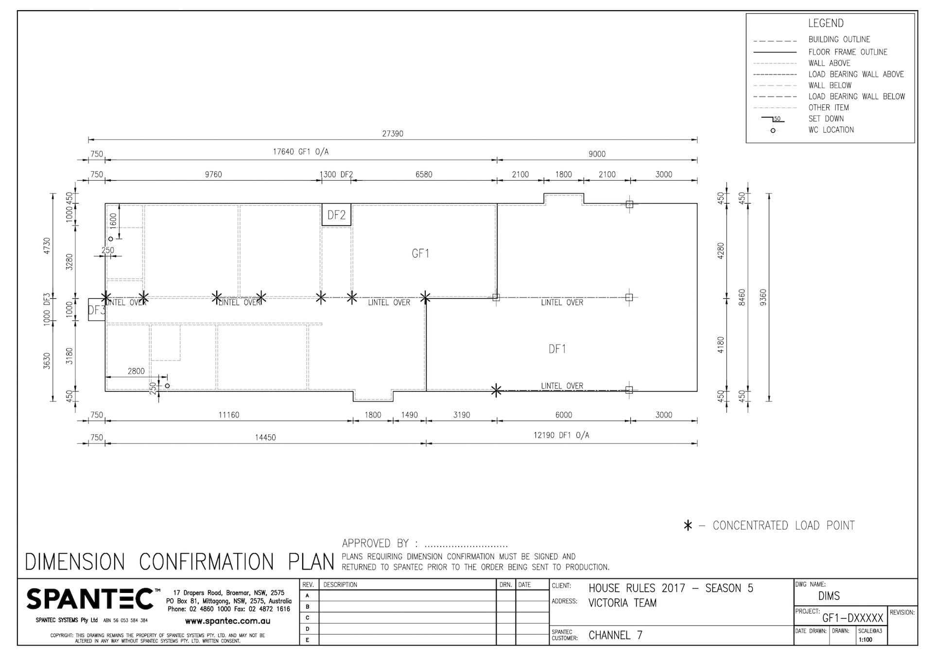 Floor Dimensions Spantec