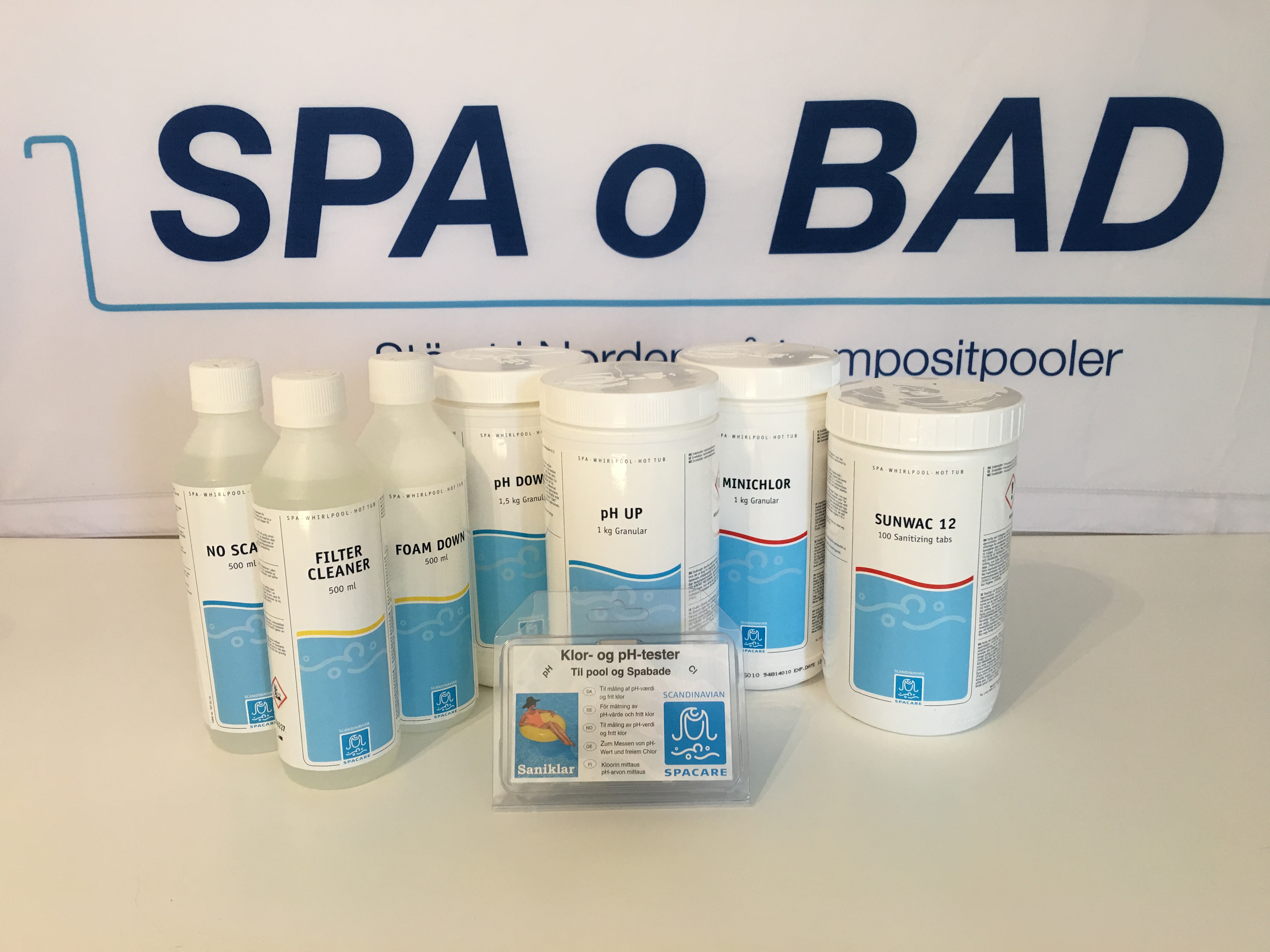 Kemkit klor till Spabad Spa o Bad