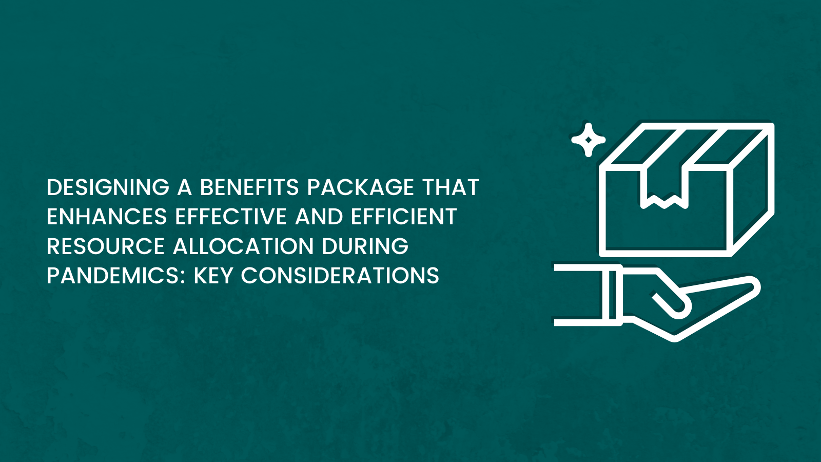 Designing a Benefits Package that Enhances Effective and Efficient Resource Allocation During