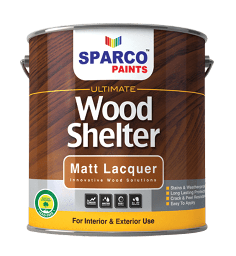 Sparco Wood Shelter Matt Lacquer Sparco Paint