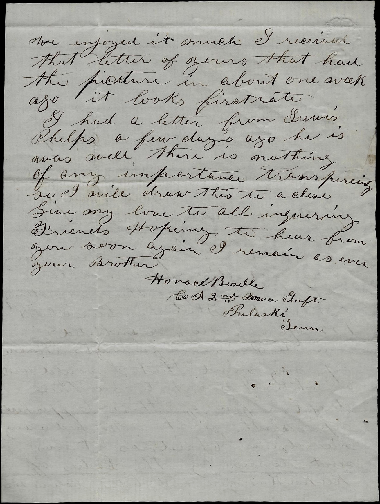 186364 Horace Nichols Beadle to Olive Beadle Spared & Shared 23