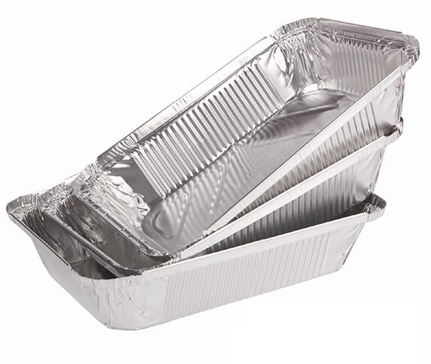 55 PACK ALUMINUM PANS WITH PAPER LIDS / STANDARD SIZE Spare Essentials