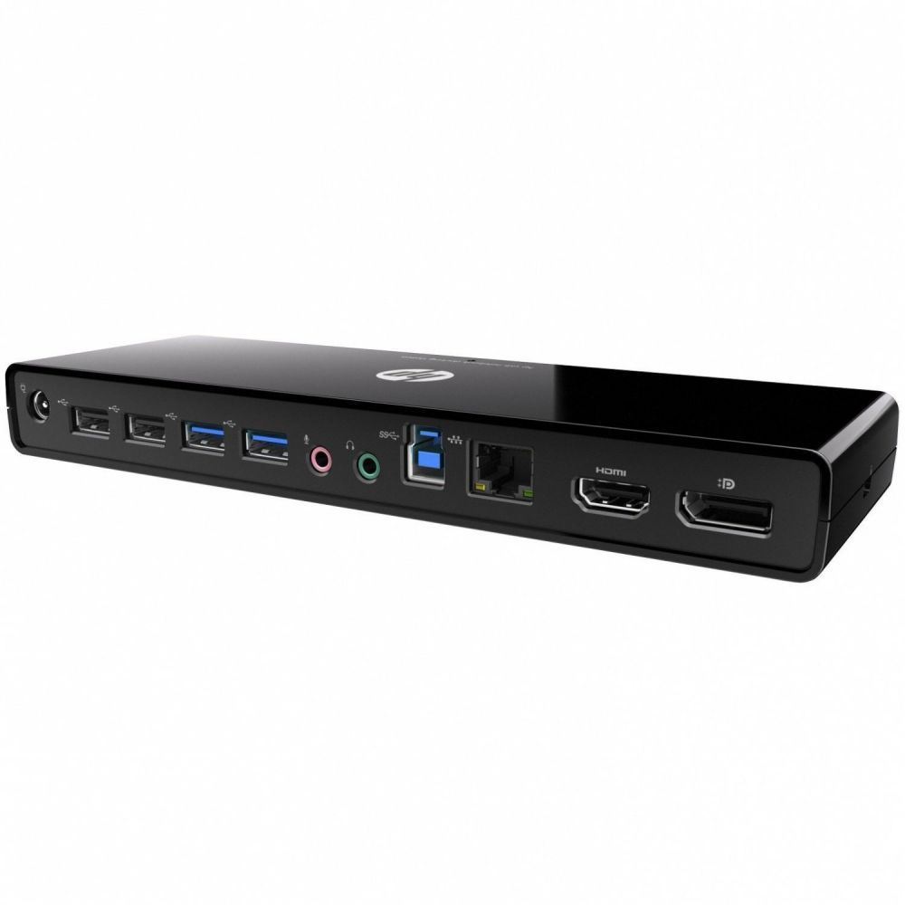 HP 3005pr Laptop Dock Port Replicator USB 3.0 (3.1 Gen 1) TypeA Black