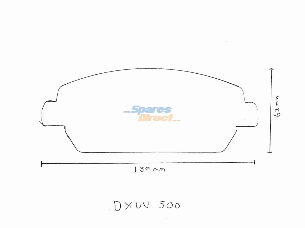 KBC Brake Pads (Front) for Mahindra XUV 500 Spares Direct