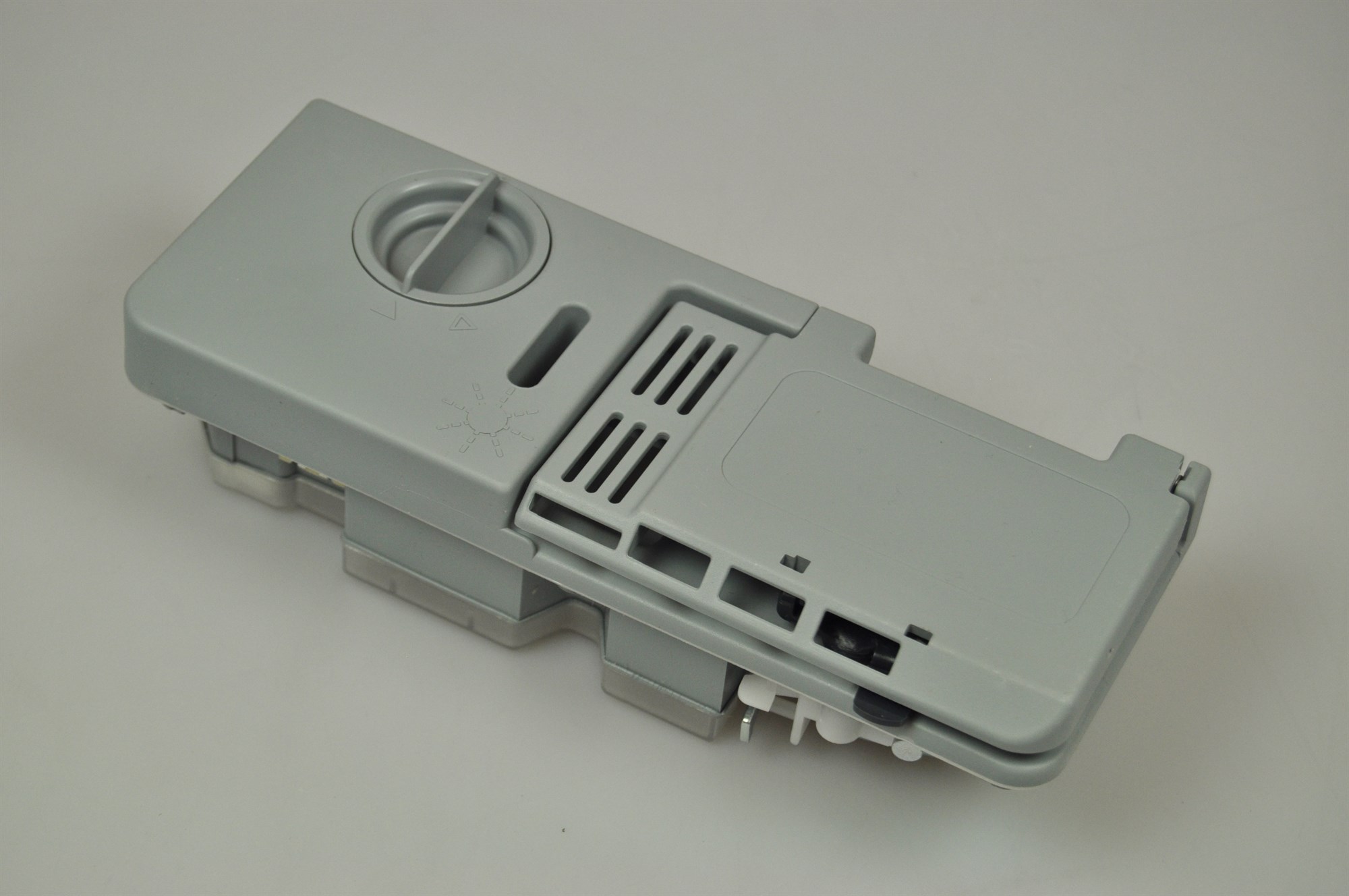Detergent dispenser, HotpointAriston dishwasher