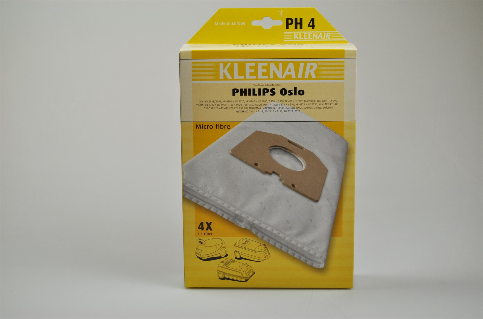 Vacuum cleaner bags, Philips vacuum cleaner PH4 Oslo (Oslo)