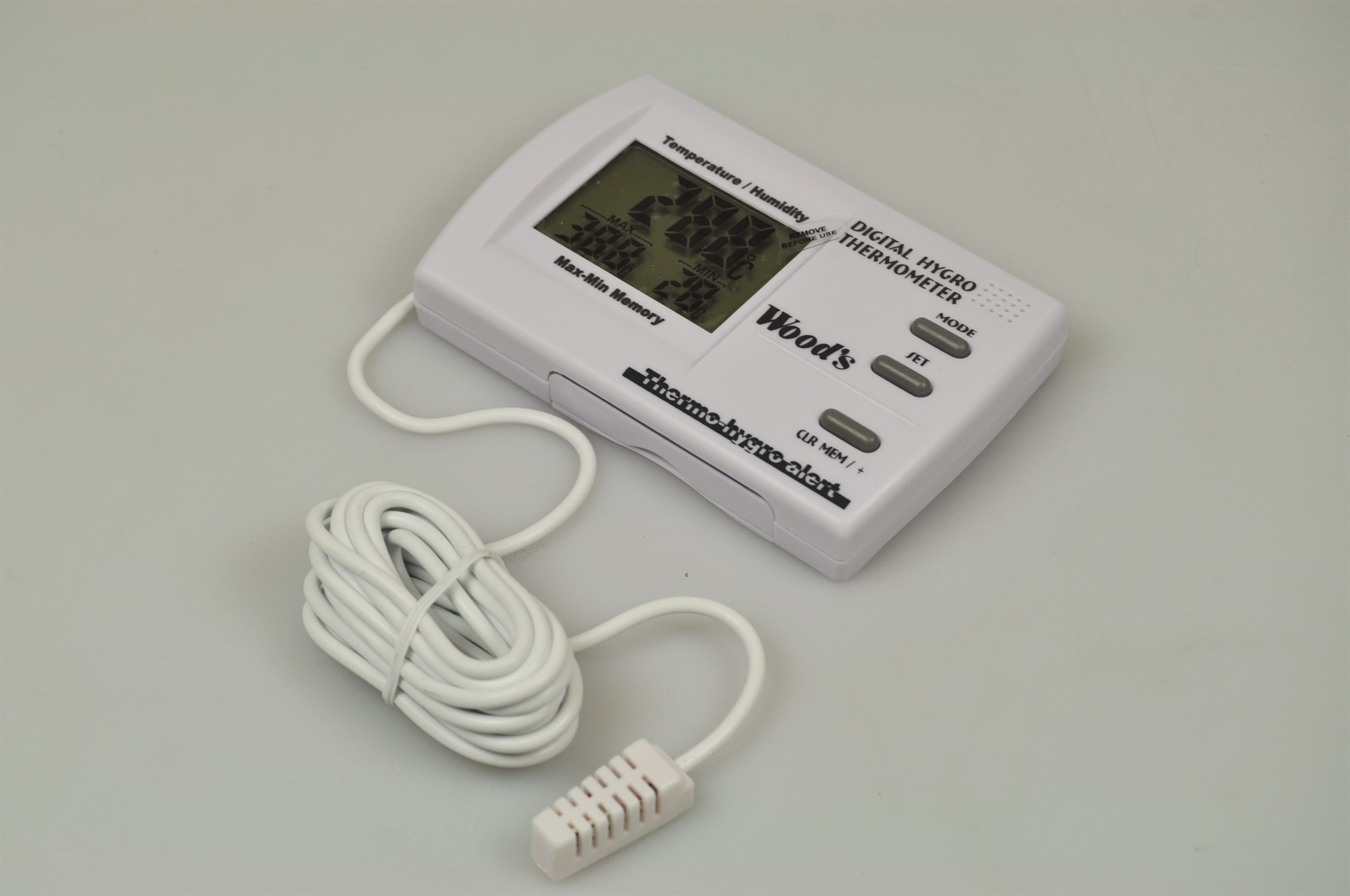 Hygrometer, Woods air purifier/dehumidifier (with cord)