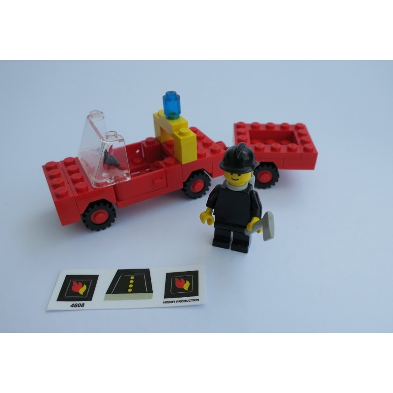 LEGO stickers 640 Fire Truck and Trailer (1978) SpareStickers