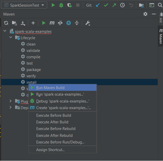 How to Run Spark Examples from IntelliJ Spark QAs