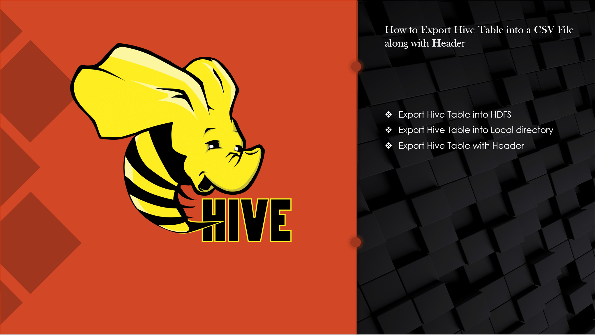 Export Hive Table into CSV File with Header? Spark by {Examples}