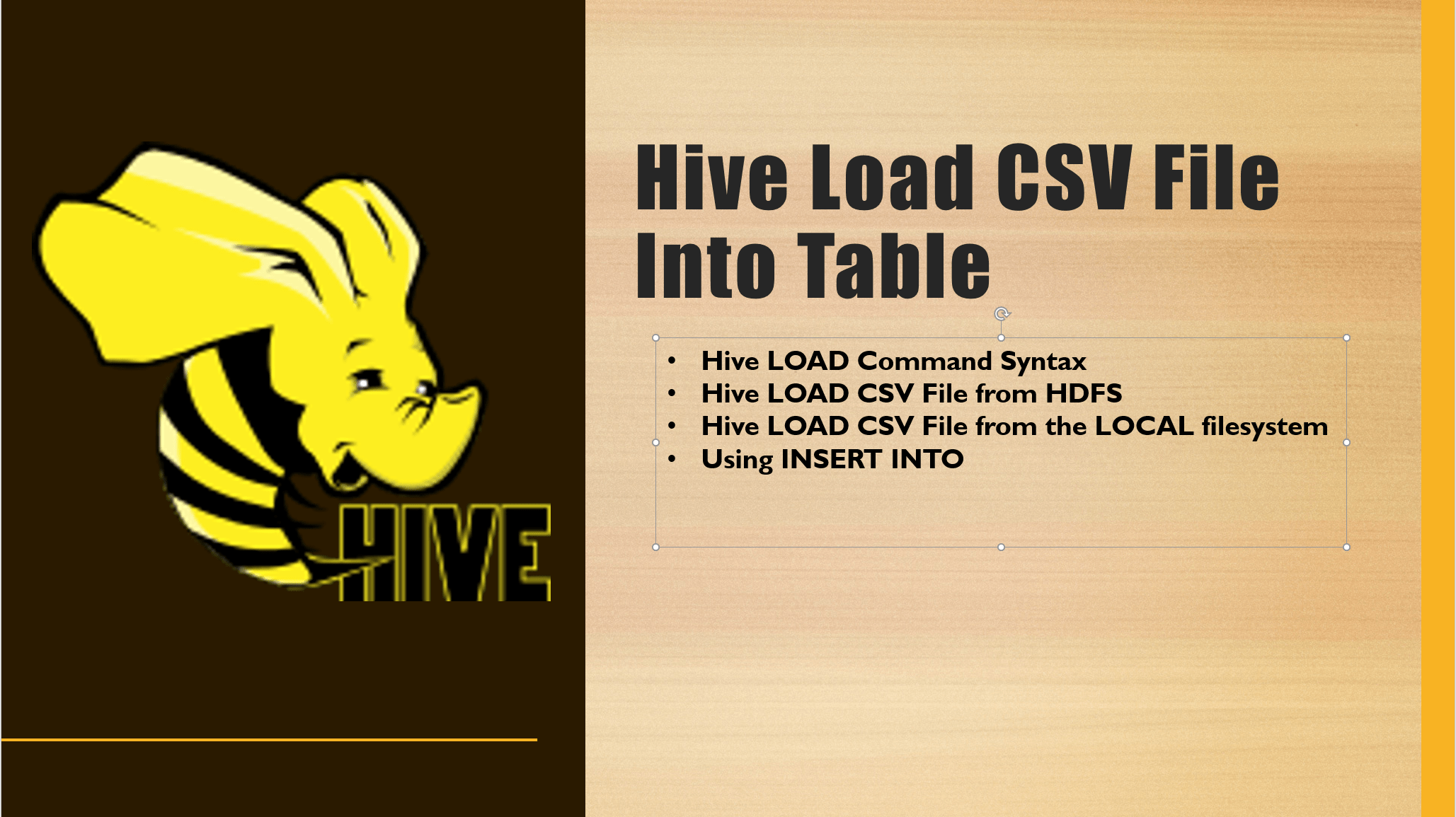 Hive Load CSV File into Table Spark by {Examples}