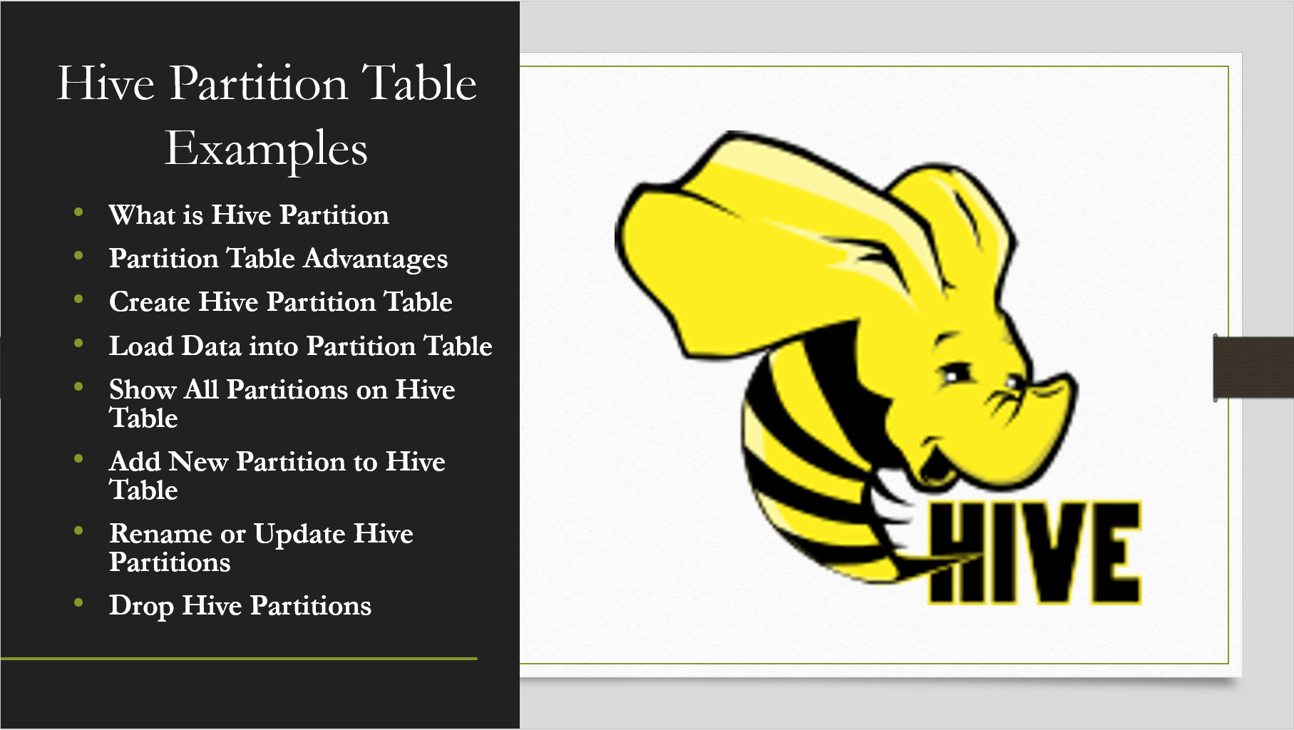 Hive Partitions Explained with Examples Spark By {Examples}