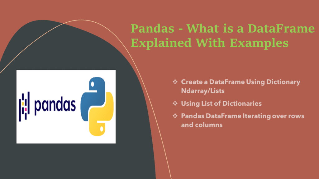 Pandas What is a DataFrame Explained With Examples Spark By {Examples}