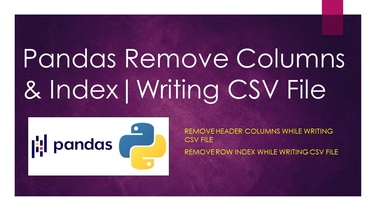 Export Pandas to CSV without Index & Header Spark By {Examples}