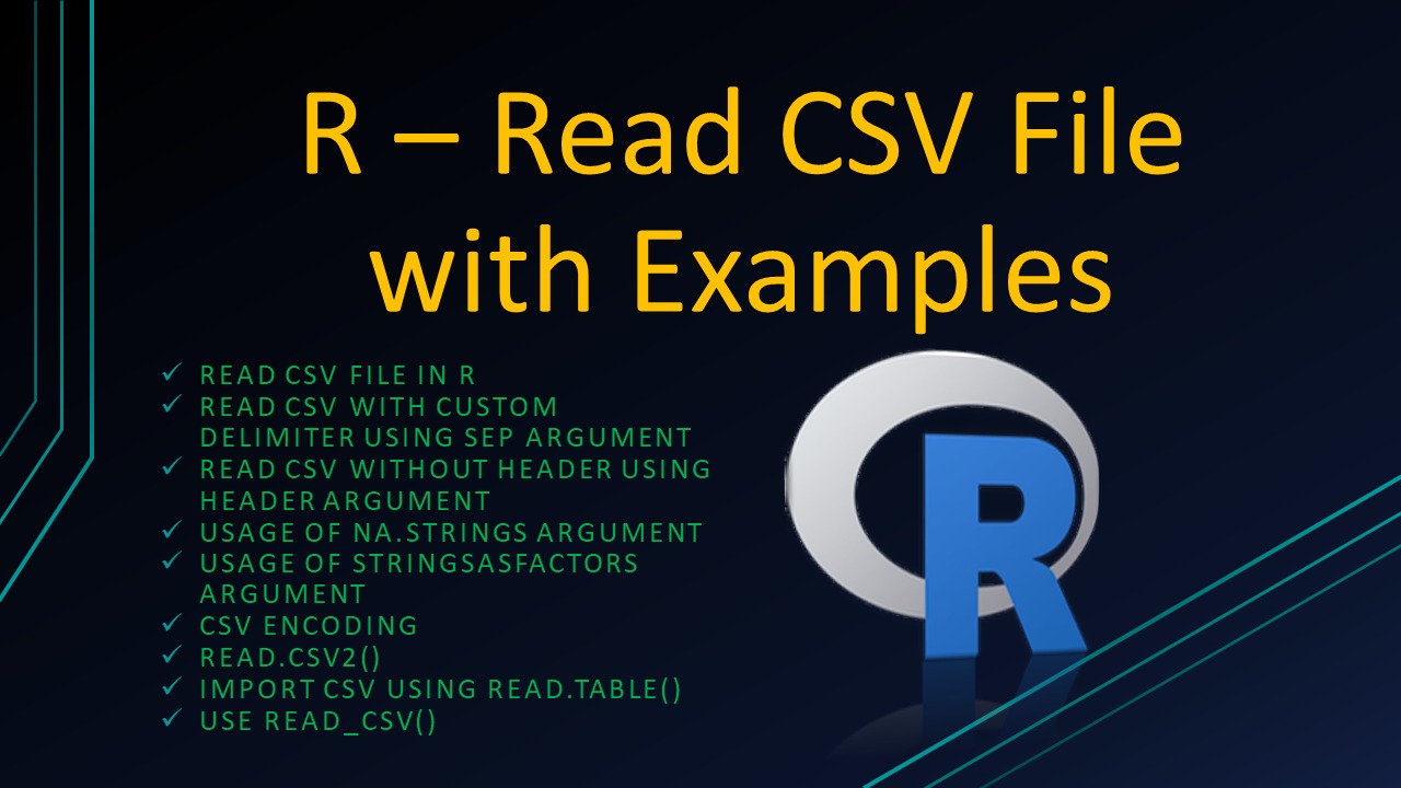 How to Read CSV File into DataFrame in R Spark By {Examples}