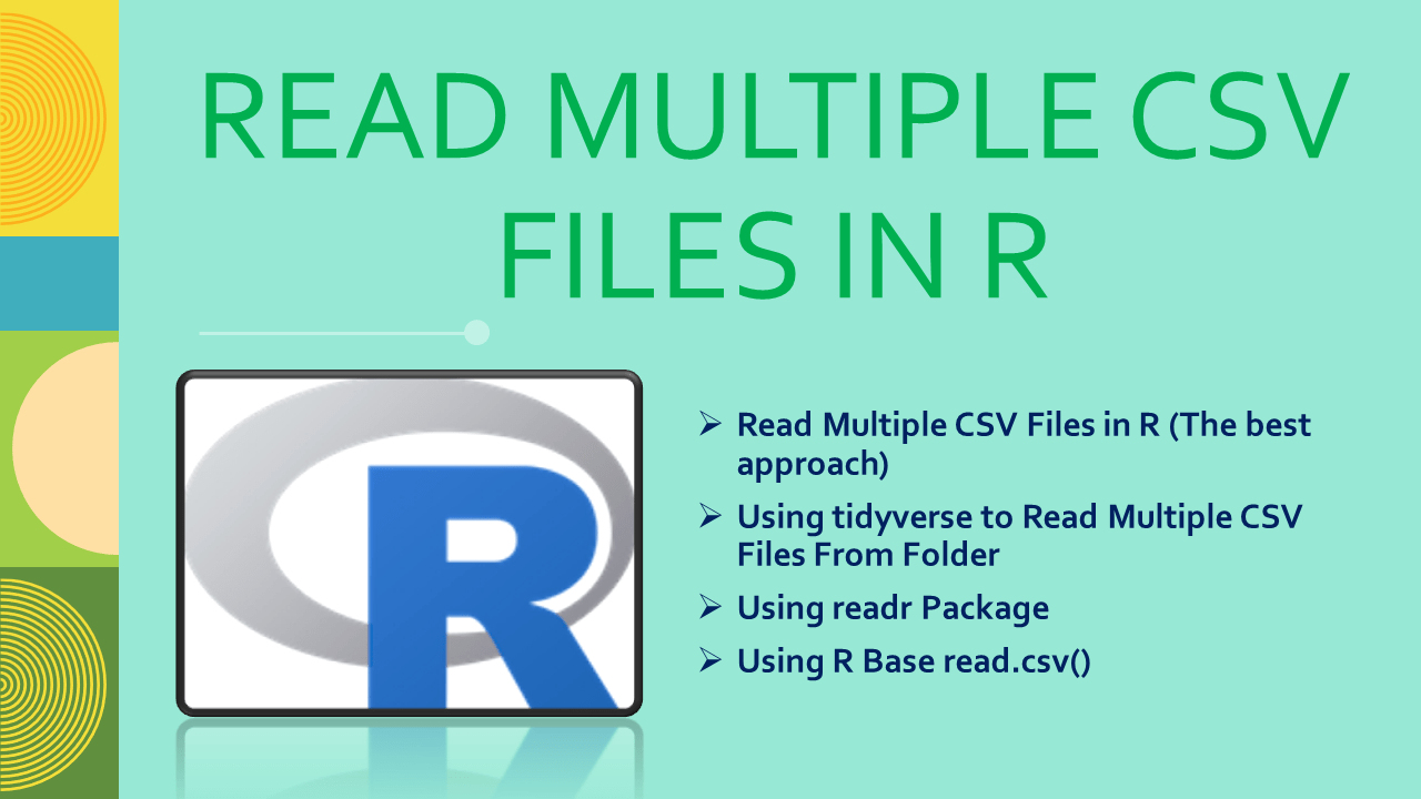 How to Read Multiple CSV Files in R Spark By {Examples}