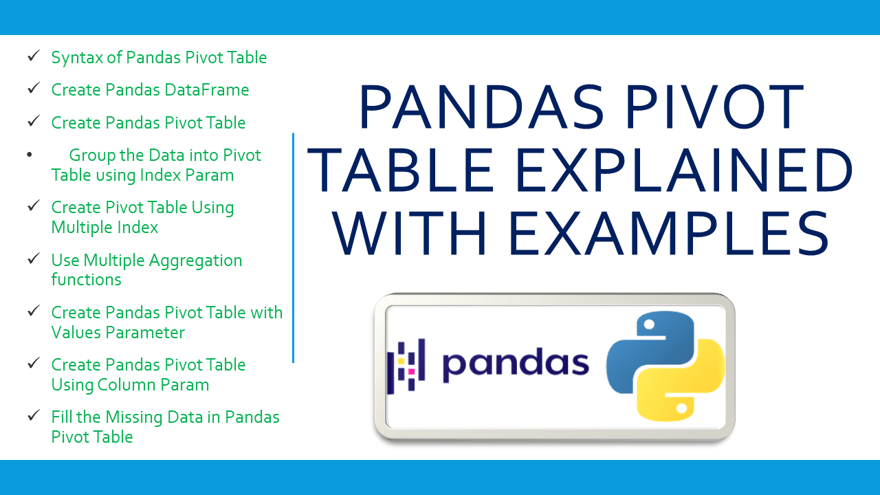 Multiple Values In Pivot Table Pandas