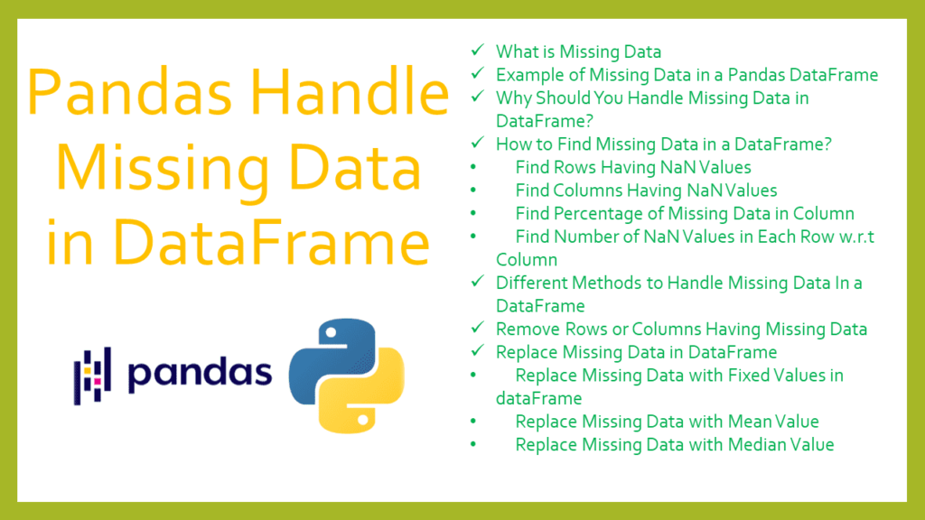 Pandas Handle Missing Data in Dataframe Spark By {Examples}