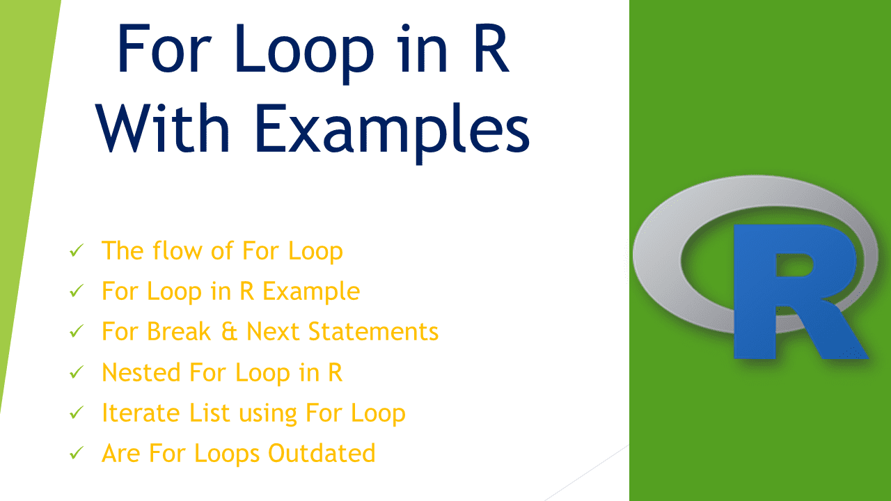For Loop in R With Examples Spark By {Examples}
