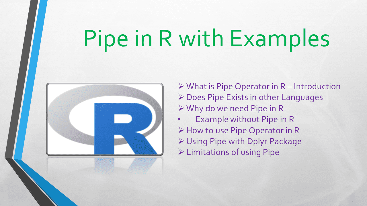 Pipe in R with Examples Spark By {Examples}