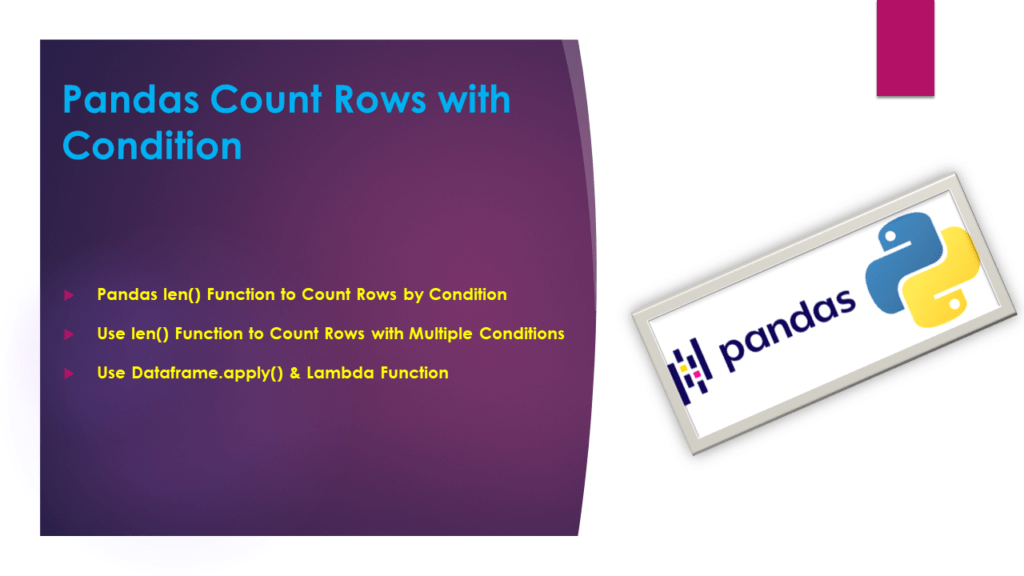 Pandas Count Rows with Condition Spark By {Examples}
