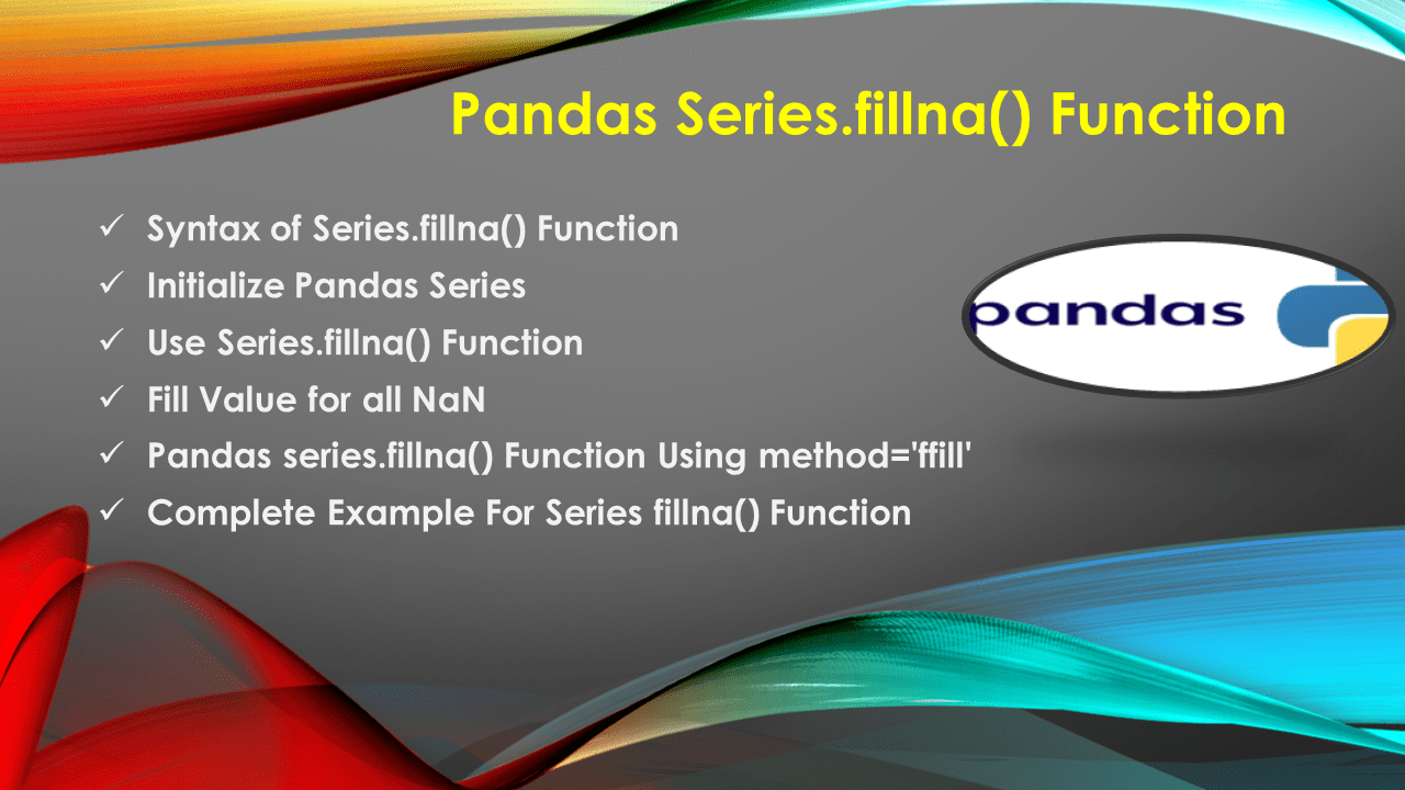 Pandas Series.fillna() Function Spark By {Examples}