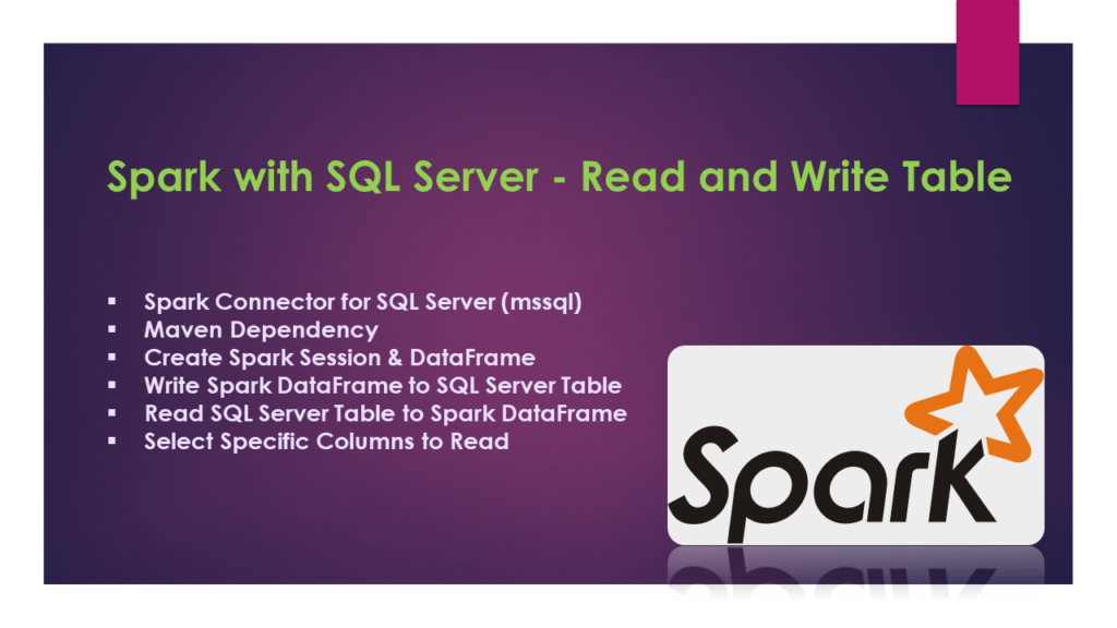 Spark with SQL Server Read and Write Table Spark By {Examples}