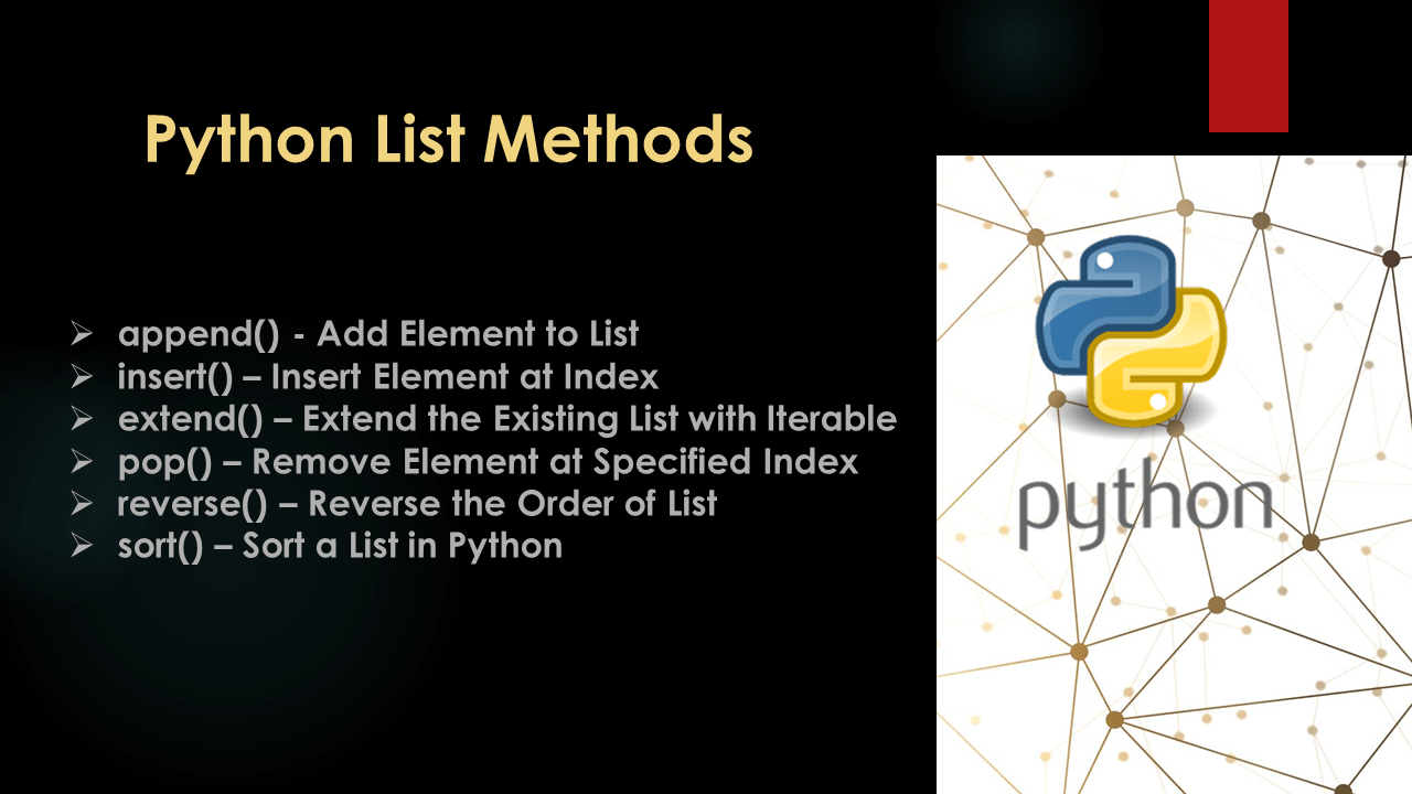 Python List Methods Spark By {Examples}