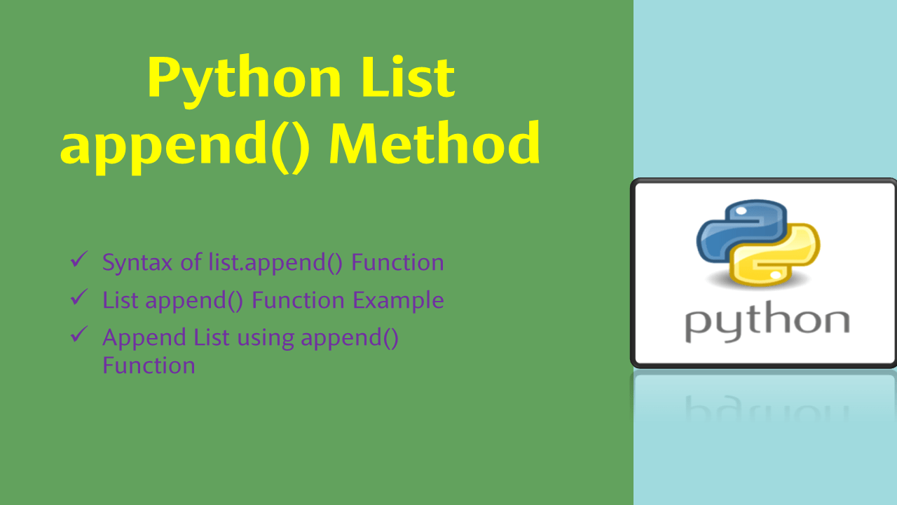 Python List append() Method with Examples Spark By {Examples}