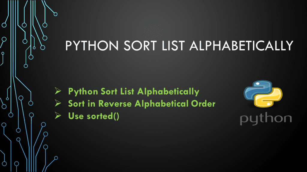 Python Sort List Alphabetically Spark By {Examples}