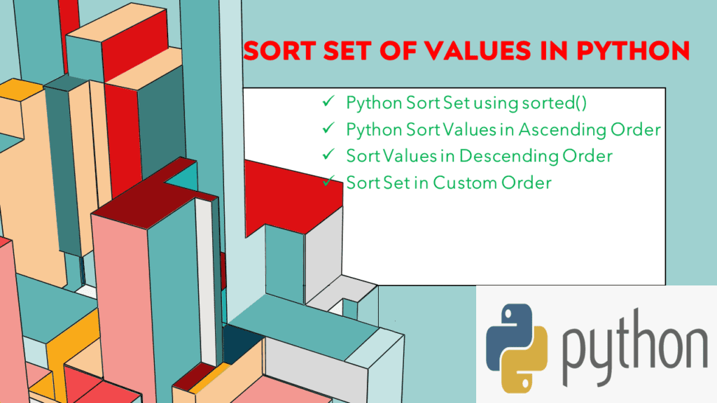 Sort Set of Values in Python Spark By {Examples}