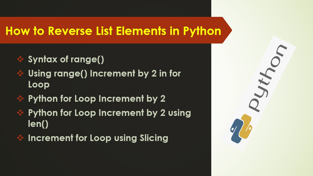 How to Reverse List Elements in Python Spark By {Examples}