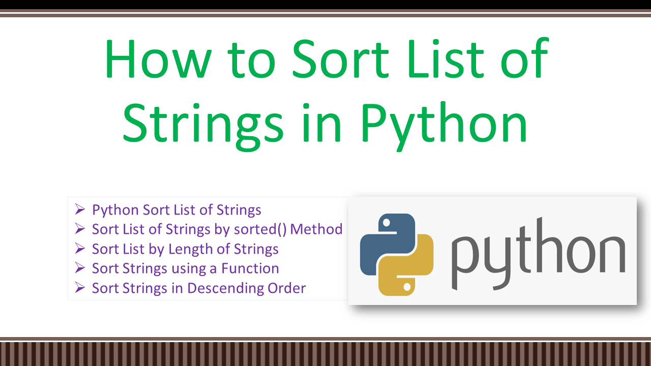 How to Sort List of Strings in Python Spark By {Examples}
