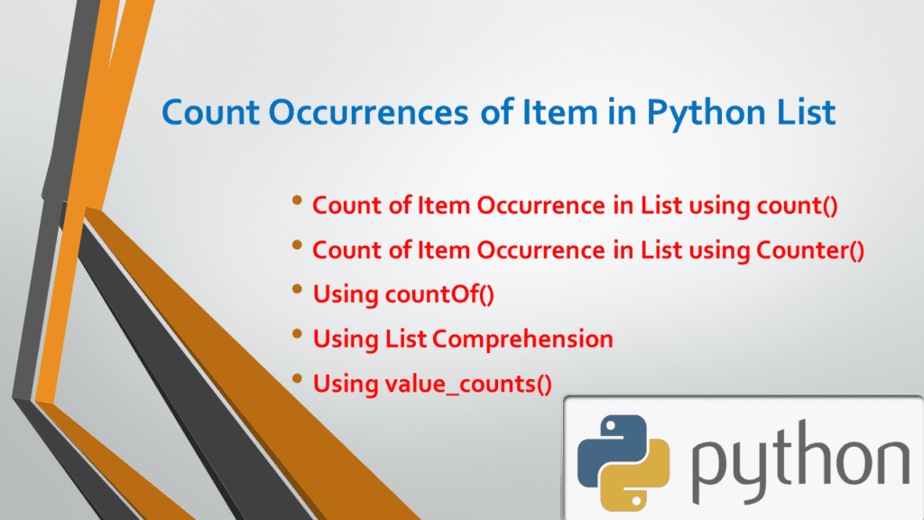 Count Occurrences of Item in Python List Spark By {Examples}