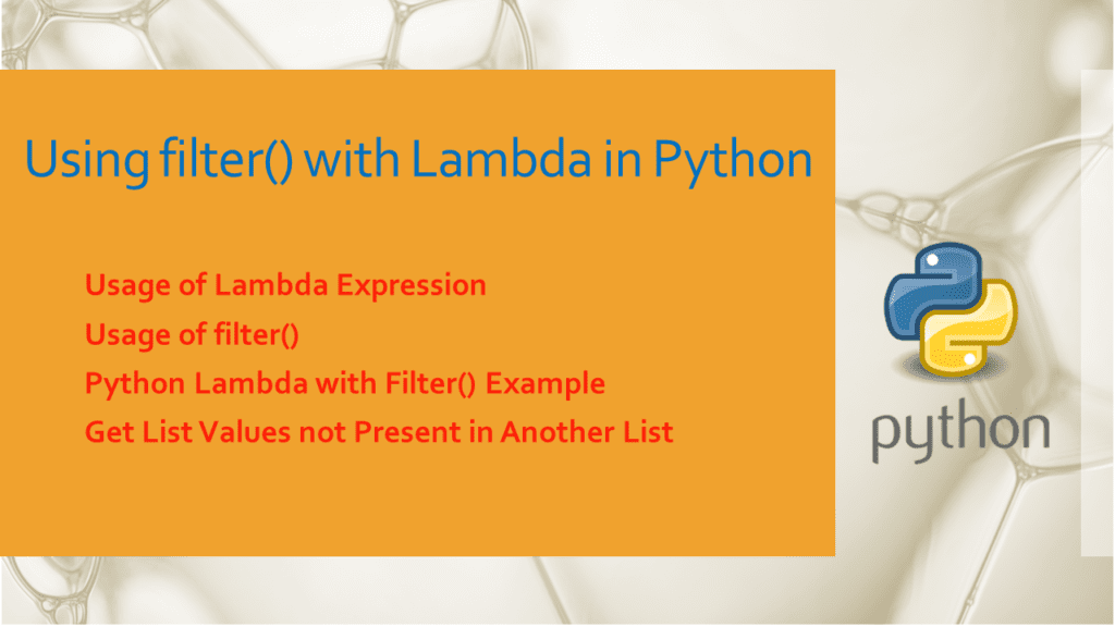 Using filter() with Lambda in Python Spark By {Examples}