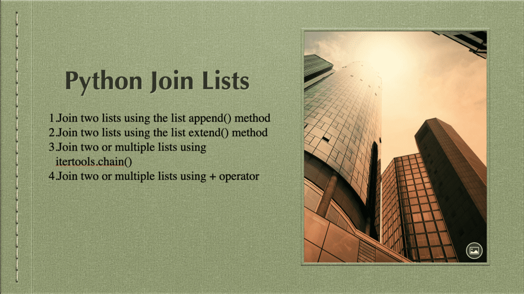 Python Join Lists (Two or Multiple Lists) Spark By {Examples}