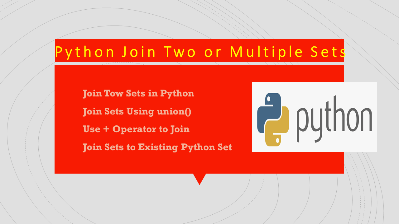 Python Join Two or Multiple Sets Spark By {Examples}