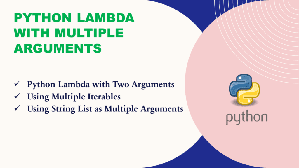 Python Lambda with Multiple Arguments Spark By {Examples}