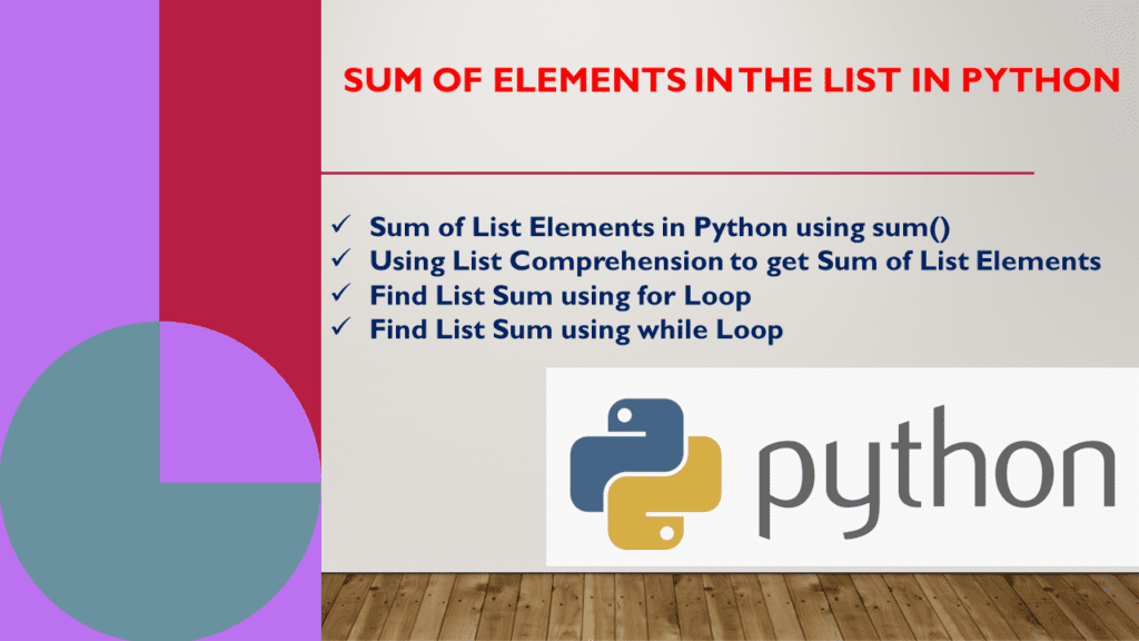Sum of Elements in the List in Python Spark By {Examples}
