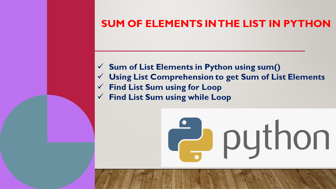Sum of Elements in the List in Python Spark By {Examples}