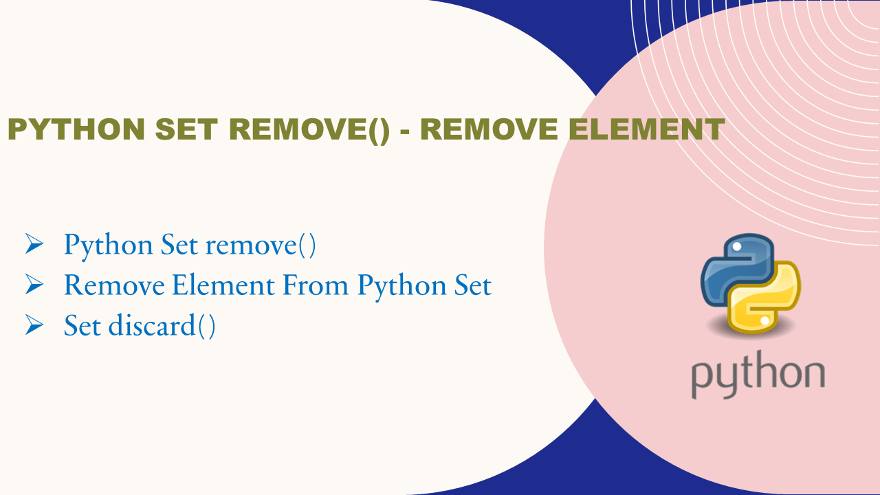 Python Set remove() Remove Element Spark By {Examples}