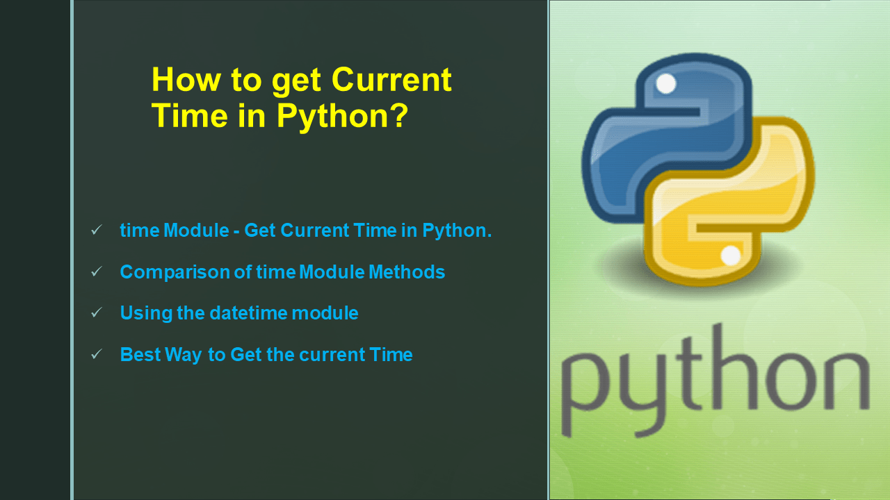 How to get Current Time in Python? Spark By {Examples}