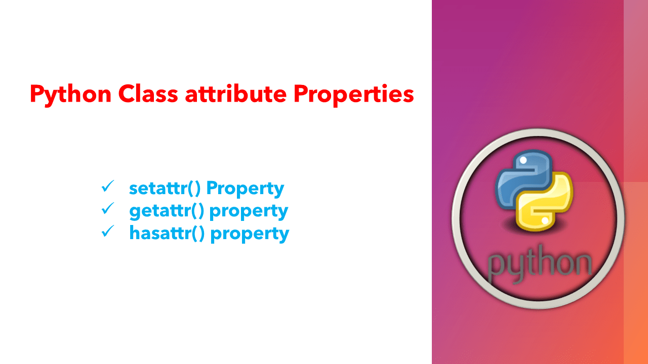 Python Class attribute Properties Spark By {Examples}