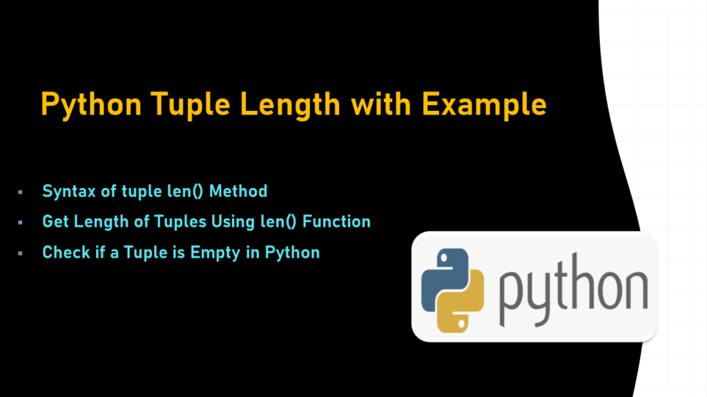 Python Tuple Length with Example Spark By {Examples}