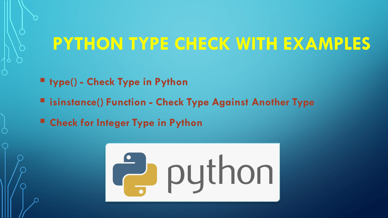Python Type Check with Examples Spark By {Examples}