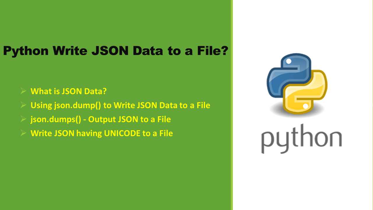 How To Write And Read Unicode To Json File In Python