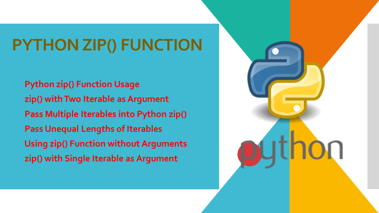 Python zip() Function Spark By {Examples}